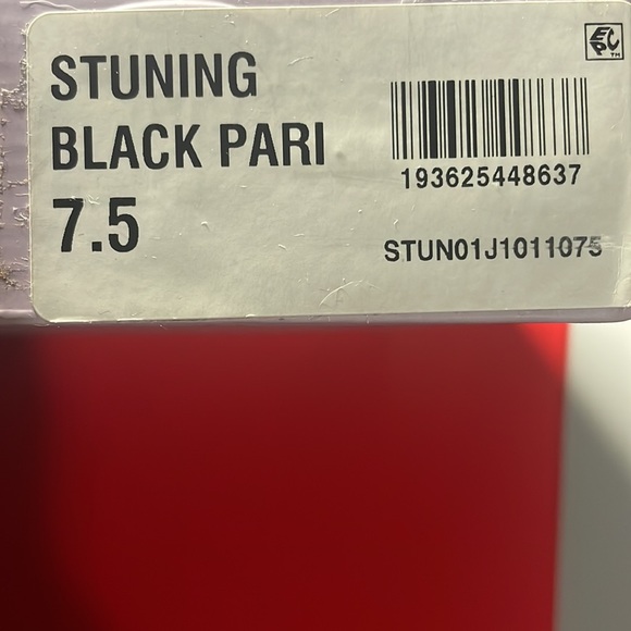 Jeweled black chunky sandal’s - Picture 13 of 13